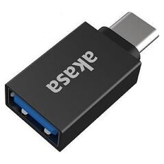 Adapter USB Akasa USB-C - USB Czarny  (AK-CBUB62-KT02)
