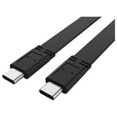 Kabel USB Akasa USB-C - USB-C 1 m Czarny (AK-CBUB60-10BK)