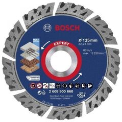 Bosch Diamentowa tarcza tnąca EXPERT MultiMaterial 125 x 22,23 x 2,2 x 12 mm