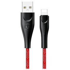 Kabel USB Usams USB-A - Lightning 1 m Czerwony (6958444983479)