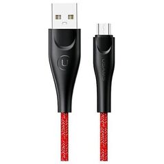 Kabel USB Usams USB-A - microUSB 2 m Czerwony (6958444983578)