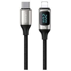 Kabel USB Usams USB-C - Lightning 1.2 m Biały (6958444975443)