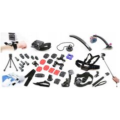Xrec Zestaw Xxl Akcesoria Do Gopro Go Pro Hero 7 6 5 4 3+ 3 2 1