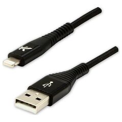 Kabel USB Logo USB-A - Lightning 2 m Czarny
