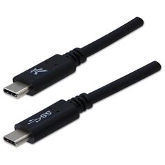 Kabel USB Logo USB-C - USB-C 1 m Czarny