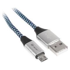 Kabel USB Tracer USB-A - microUSB 1 m Czarny (TRAKBK46929)