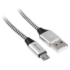 Kabel USB Tracer USB-A - microUSB 1 m Czarny (TRAKBK46928)