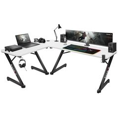Biurko Huzaro Hero 7.0 Białe 154 cmx117 cm