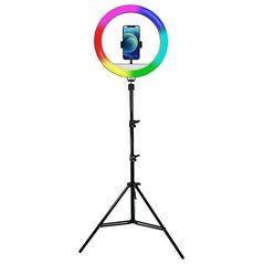 Lampa pierścieniowa Powerton WPRL2RGB 13", RGB LED