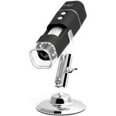 Mikroskop Technaxx Mikroskop z modułem WiFi Technaxx FullHD, zoom 1000x (czarny, srebrny)