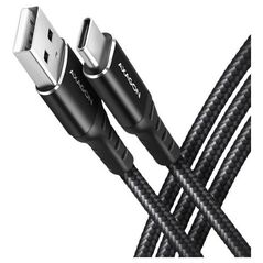 Kabel USB Axagon USB-A - USB-C 1 m Czarny (BUCM-AM10AB)