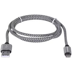 Kabel USB Defender USB-A - Lightning 1 m Biały (87809)