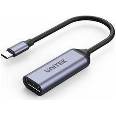 Adapter USB Unitek V1415A USB-C - DisplayPort Szary  (V1415A)