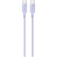 Kabel USB Usams USB-C - USB-C 1.2 m Fioletowy (brak)