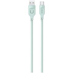 Kabel USB Usams USB-A - USB-C 1.2 m Zielony (brak)