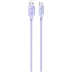 Kabel USB Usams USB-A - USB-C 1.2 m Fioletowy (brak)