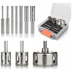Smart Komplet otwornic diamentowych 4-68mm hex 10szt. (SM-25-SET10G)