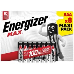 Energizer BATERIE ENERGIZER MAX AAA LR03 /8 ECO