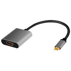 Adapter USB LogiLink Adapter USB-C do HDMI/F ,4K/60Hz aluminiowy 0.15m