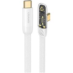 Kabel USB Usams USB-C - USB-C 1.2 m Biały (USA894)