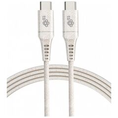 Kabel USB TB Print USB-C - USB-C 1 m Beżowy (AKTBXKUCC310EKO)