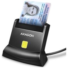Axagon Czytnik kart identyfikacyjnych CRE-SM4N USB-A StandReader