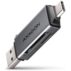 Czytnik Axagon kart zewnętrzny USB 3.2 Gen 1 Type-C + Type-A SD/microSD