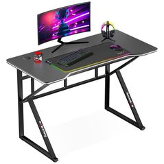 Biurko Huzaro Huzaro Hero 1.6 Czarne 120 cmx60 cm