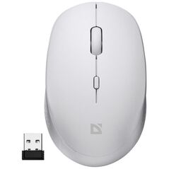 Mysz Defender Mysz bezprzewodowa Defender AURIS MB-027 optyczna bezklikowa silent 1600dpi biała