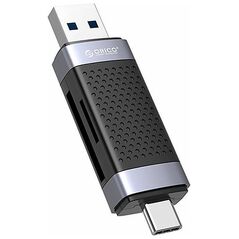 Czytnik Orico TF/SD CD2D-AC2-BK-EP, USB + USB-C (czarny)