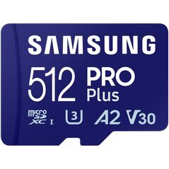 Karta Samsung PRO Plus SDXC 512 GB U3 A2 V30 (MB-MD512SA/EU)