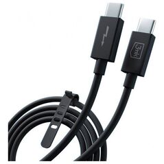 Kabel USB 3MK Thunderbolt - Thunderbolt 1 m Czarny (Accessories - 3mk Hyper ThunderBolt Cable 240W)