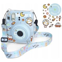 Pokrowiec LoveInstant Futerał Etui Case Pokrowiec Do Fujifilm Instax Mini 12 + Naklejki / Ucieczka Z Ziemi