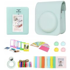 Pokrowiec LoveInstant Zestaw 8w1 Akcesoria Do Fujifilm Instax Mini 12 / Zielony - Miętowy