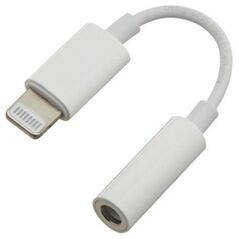 Adapter USB PremiumCord Lightning - Jack 3.5mm Biały  (kipod51)