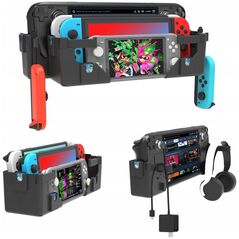 JYS Uchwyt Mocowanie Na Ścianę Ściana Do Nintendo Switch / Switch Oled / Switch Lite / Steam Deck + Akcesoria / Ns247