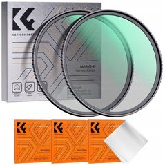 Filtr Kf Zestaw Filtrów 2w1 Filtr Black Diffusion 1/4 Oraz 1/8 K&f Concept Na 67mm / Sku.1714v1