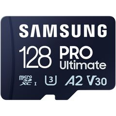 Karta Samsung Pro Ultimate MicroSDXC 128 GB Class 10 UHS-I/U3 A2 V30 (MB-MY128SA/WW)