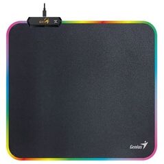 Podkładka Genius GX GAMING GX-Pad 260S RGB, tekstylny, czarna, 260x240mm, 3mm, Genius