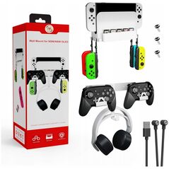 JYS Uchwyt Ścienny Wieszak na Ścianę do Nintendo Switch / Switch OLED / Switch LITE / NS252