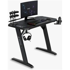 Biurko SENSE7 Nomad Cybernetic Czarne 100 cmx50 cm 100x50 cm