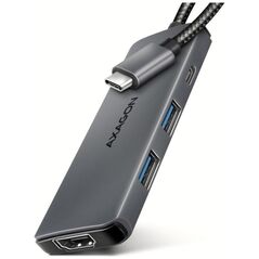HUB USB Axagon Hub HMC-5H8K 2x USB-A, 1x USB-C, 8K HDMI, USB 3.2 Gen 1 hub, PD 100W, 15cm USB-C kabel