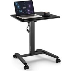 Biurko SENSE7 biurko mobilne Czarne 70 cmx52 cm czarny