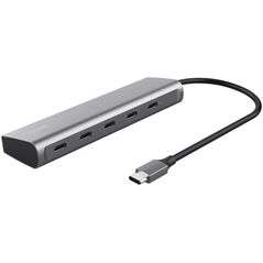 HUB USB Trust TRUST Rozbočovač Halyx Aluminium 5 Port USB 3.2 Gen1 Hub