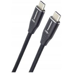 Kabel USB PremiumCord USB-C - USB-C 0.5 m Czarny (ku31cv05)