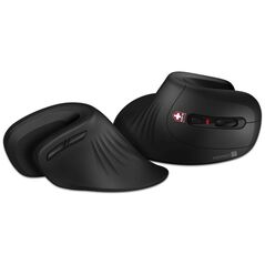 Mysz Connect IT CONNECT IT FOR HEALTH ergonomická vertikální myš (+ 1x AA baterie zdarma) bezdrátová, černá