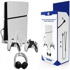 JYS Uchwyt Ścienny Na Ścianę Wieszak + Kabel 2w1 Do Sony Playstation 5 Ps5 Slim / Jys-p5177
