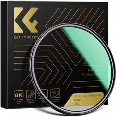 Filtr Kf FILTR Polaryzacyjny CPL K&F CONCEPT NANO-X Ultra-Low Reflection 77mm 77 mm / KF01.2480