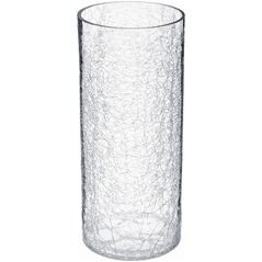 Atmosphera Wazon szklany, efekt mrożonego szkła, 30 cm, Atmosphera