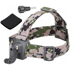 SunnyLife Head Mount Uchwyt Opaska Mocowanie Na Głowę + Głowica Kulowa 3d Do Kamer Gopro Sjcam Xiaomi Dji Insta360 / Td672-m